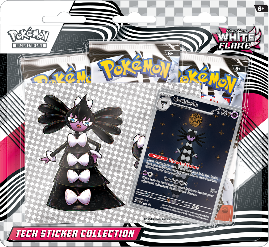 Image of Pokemon SV10.5 White Flare Tech Sticker Collection
