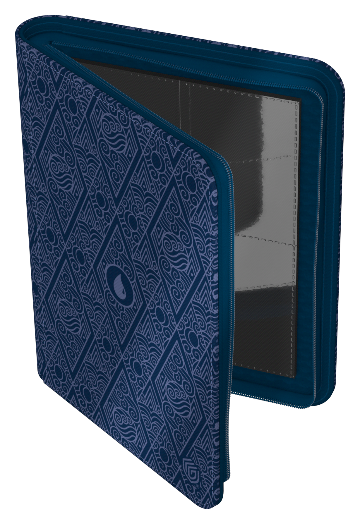 Image of Blue Xenoskin Zipfolio 4 Pocket - Avatar: The Last Airbender - Mana Symbol