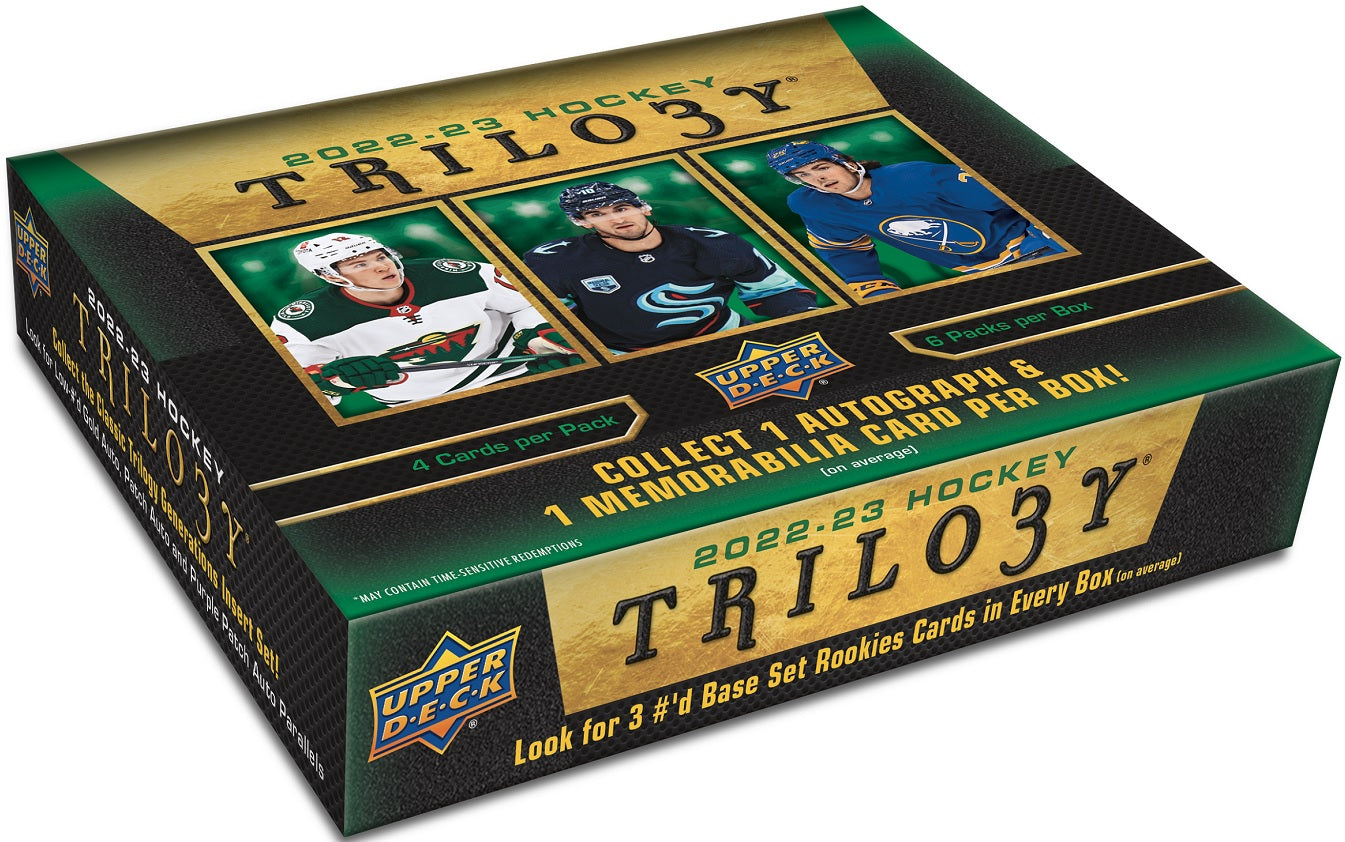 Image of 2022-23 NHL Upper Deck Trilogy Hockey Hobby Box