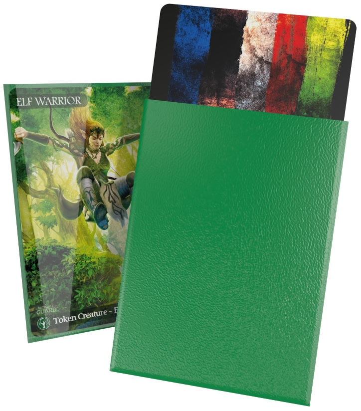 Image of Green Standard Size Card Sleeves - Ultimate Guard CORTEX [100 ct]
