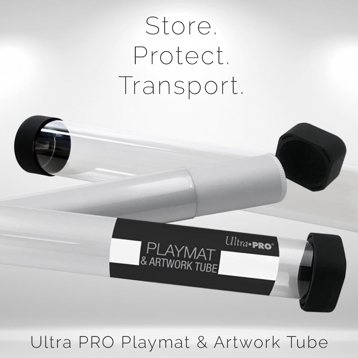 Image of Ultra Pro Play Mat & Artwork Tube [Square End Caps]