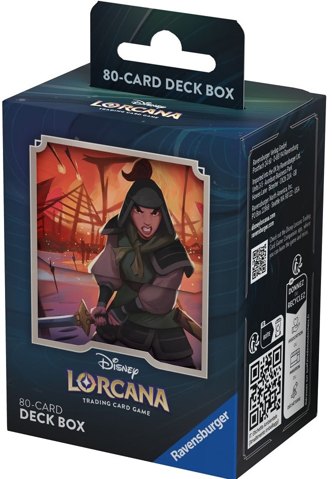 Lorcana Mulan Deck Box