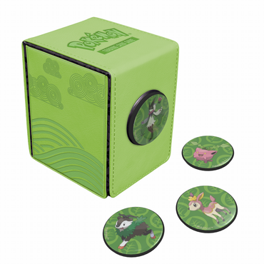 Alcove Click (Ultra Pro) Deck Box - Morning Meadows (Green)