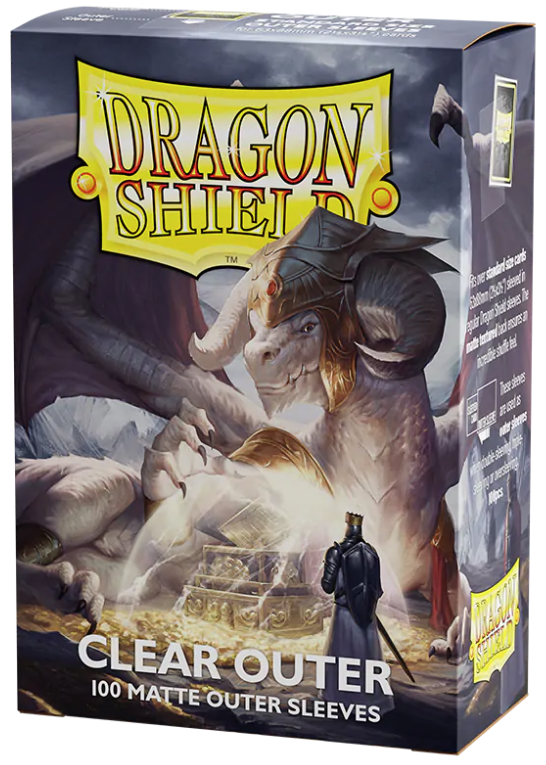 Image of Clear Outer Matte Dragon Shield (STANDARD)