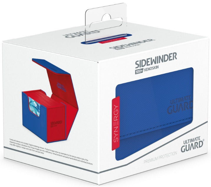 Image of Blue/Red (Synergy) 100+ Ultimate Guard Sidewinder Xenoskin Deckbox