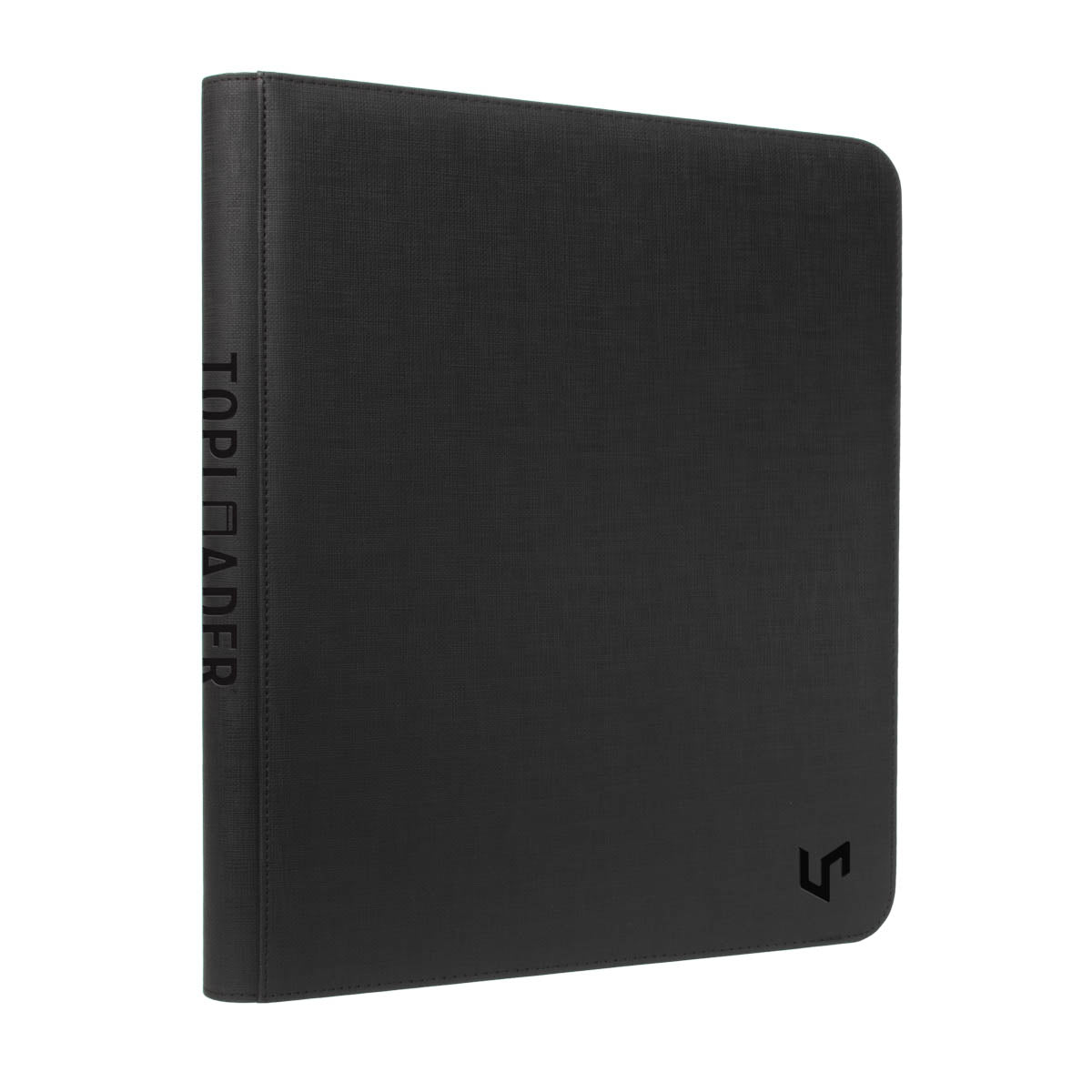 Image of 9-POCKET ZIPPERED BINDER TOPLOADER PREMIUM BLACK