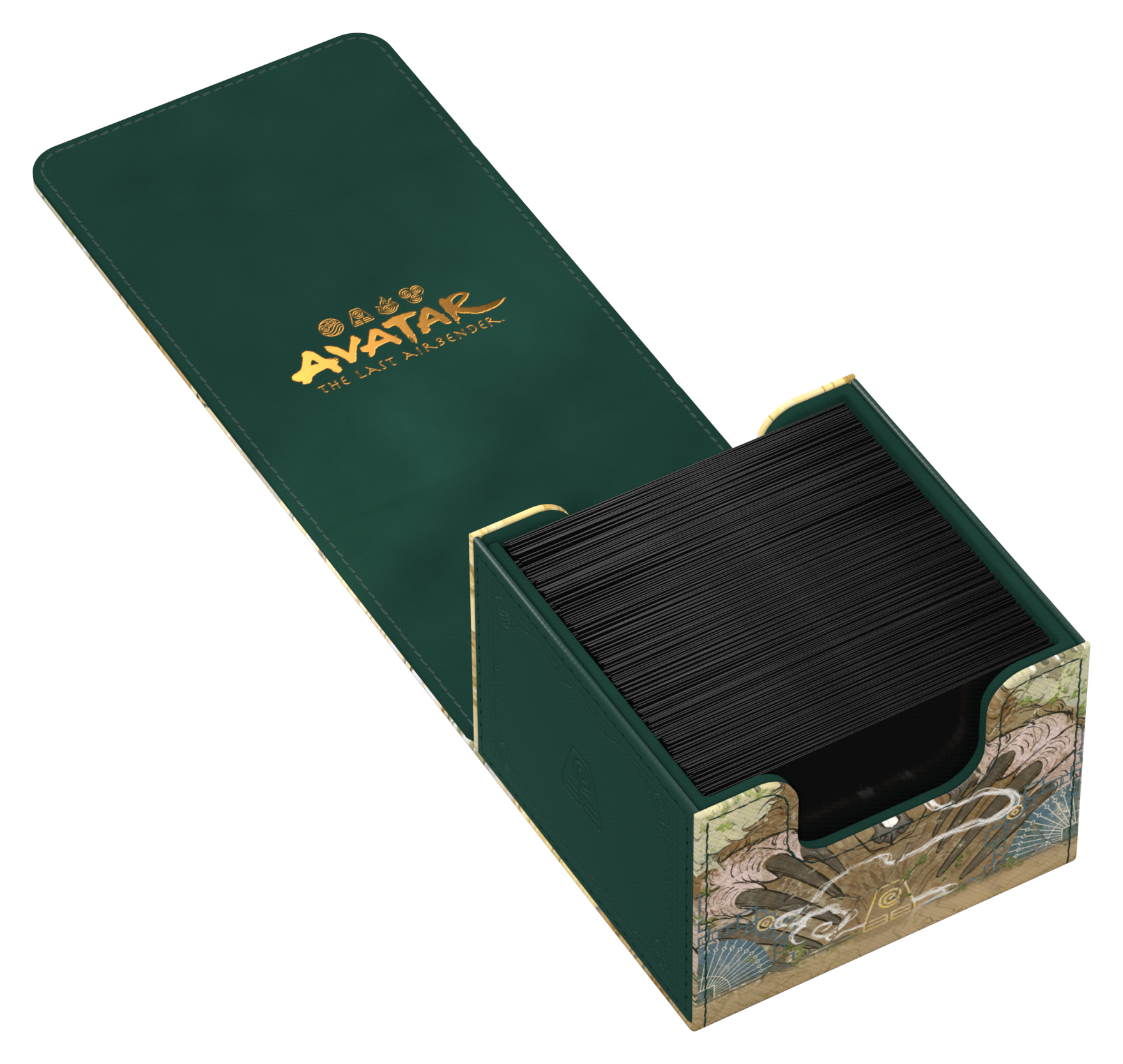 Image of AVATAR: THE LAST AIRBENDER - GREEN MYTHIC DECK CASE SIDEWINDER 133+ XENOSKIN