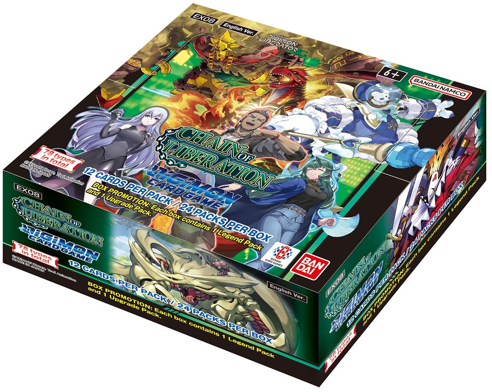 Image of CHAIN OF LIBERATION BOOSTER BOX - DIGIMON CARD GAME