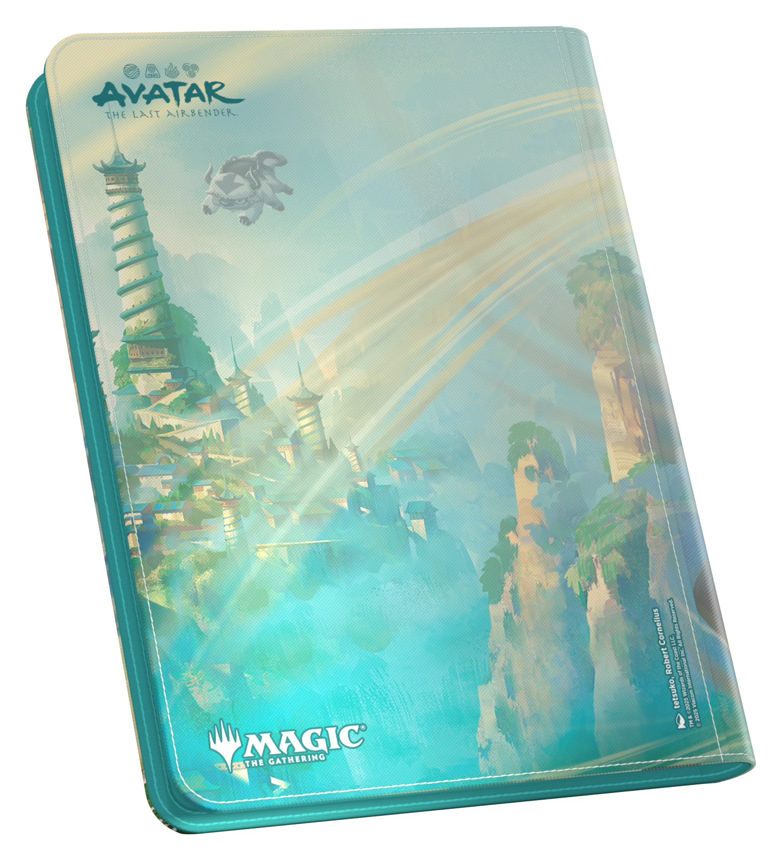 Image of The Last Airbender: Aang White - 18 Pocket (360) Xenoskin Zipfolio
