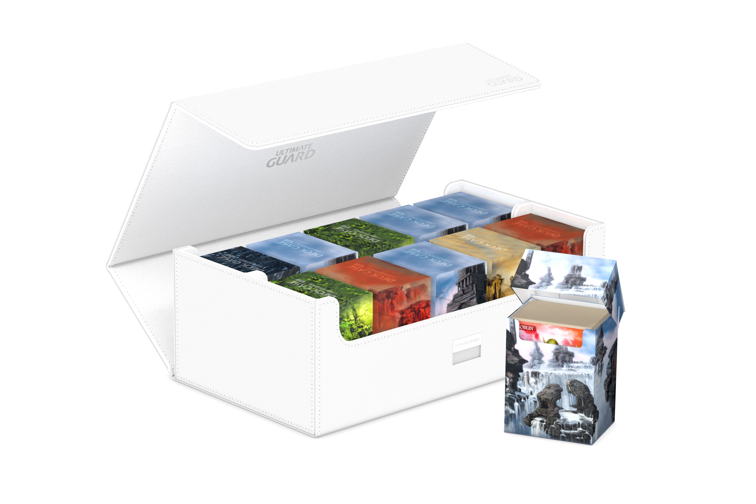 Image of White Mono Color  800+ Arkhive Ultimate Guard Deckbox