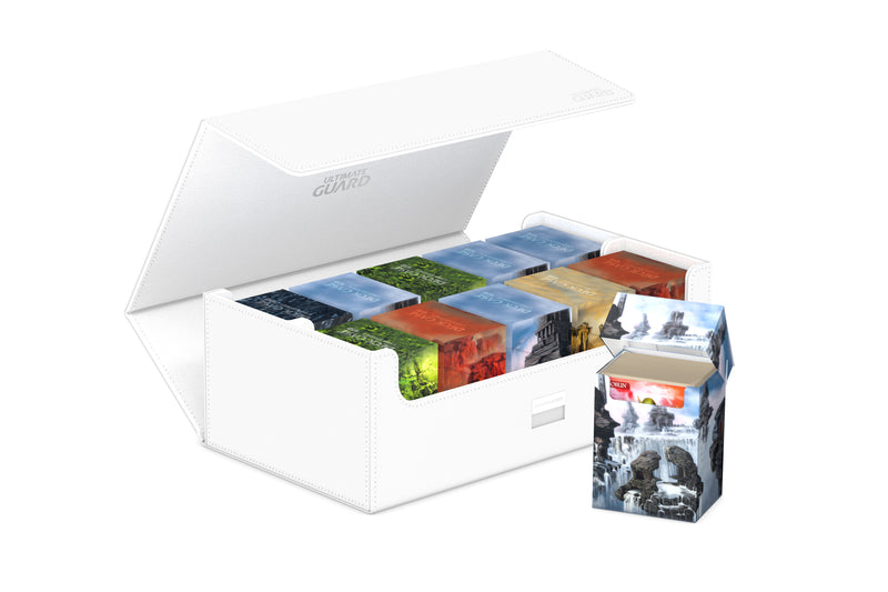 White Mono Color  800+ Arkhive Ultimate Guard Deckbox