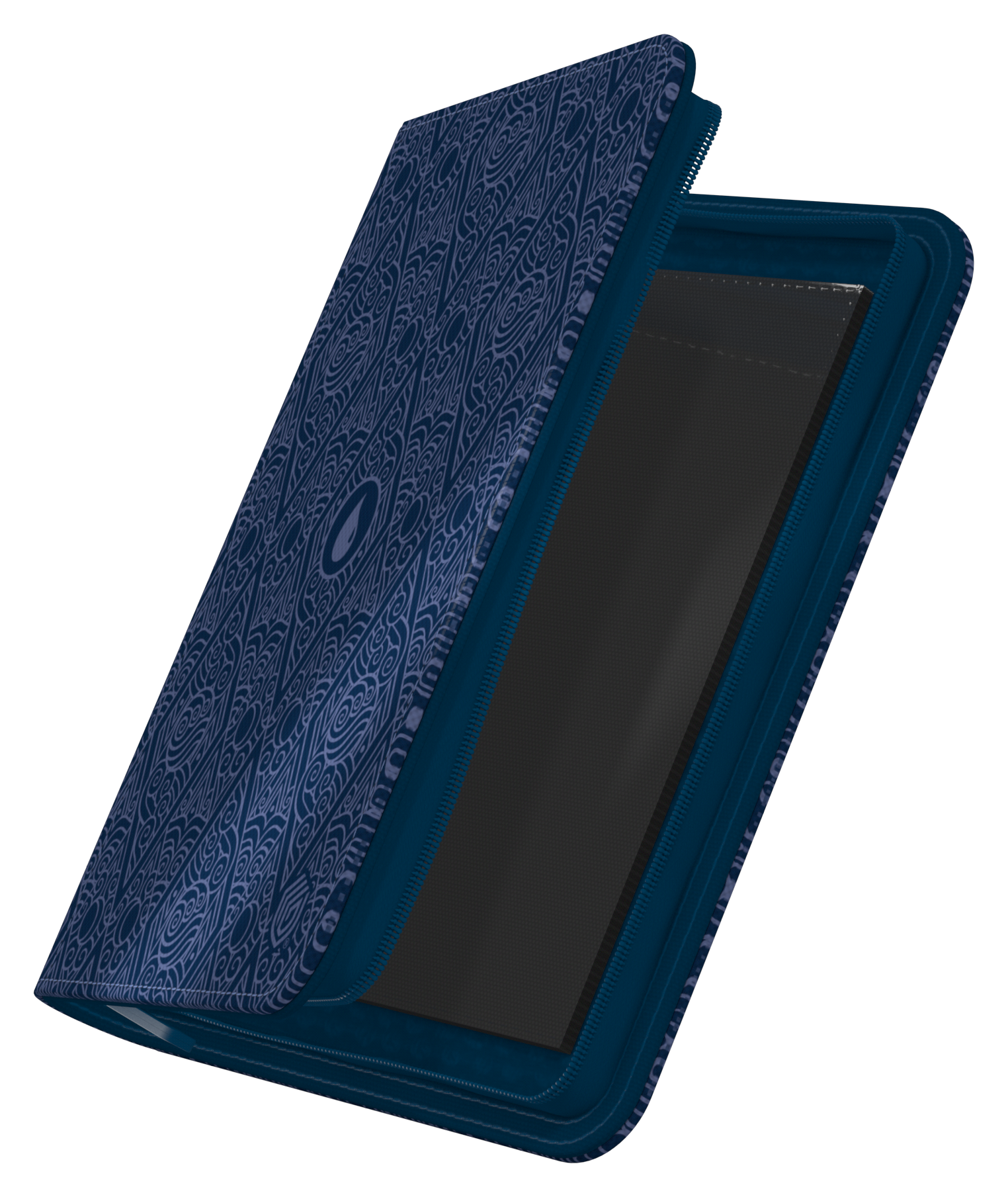Image of Blue Xenoskin Zipfolio 4 Pocket - Avatar: The Last Airbender - Mana Symbol