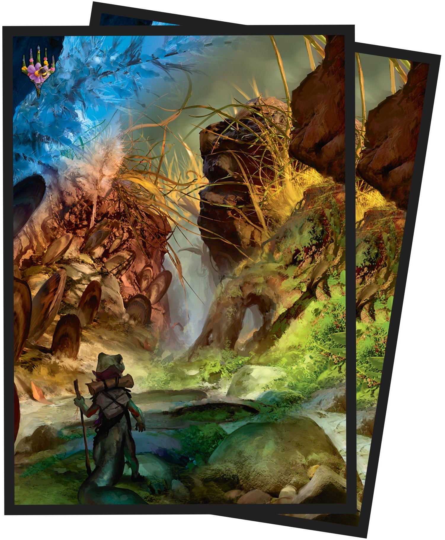 Image of Bloomburrow BLACK Ultra Pro Standard Matte Card Sleeves