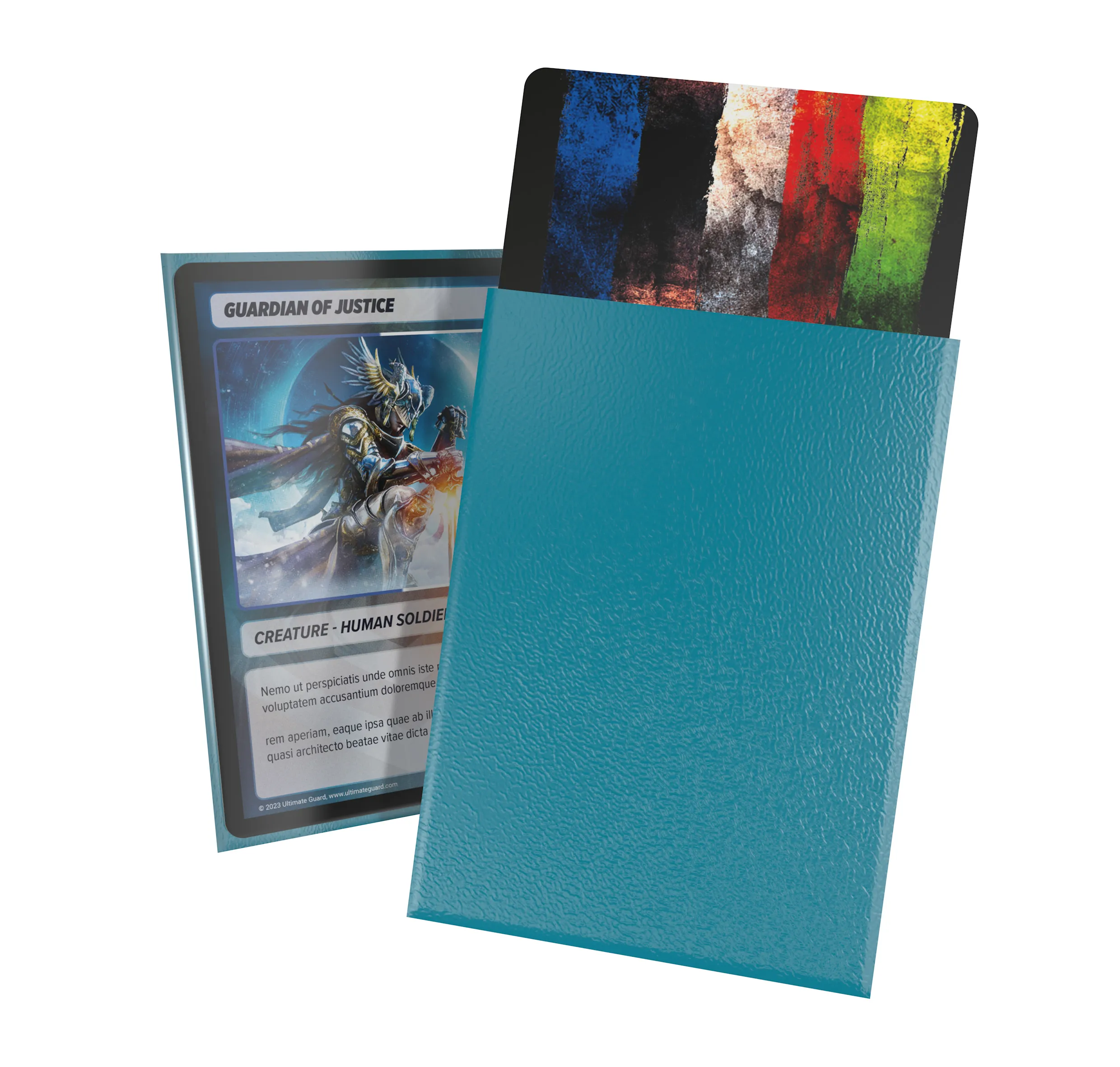 Image of Petrol Standard Size Card Sleeves - Ultimate Guard CORTEX [100 ct]