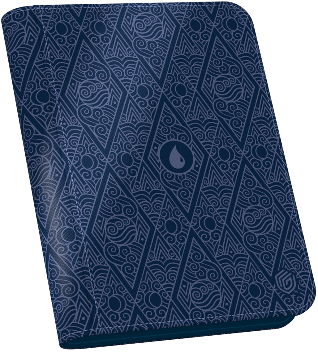 Image of Blue Xenoskin Zipfolio 4 Pocket - Avatar: The Last Airbender - Mana Symbol