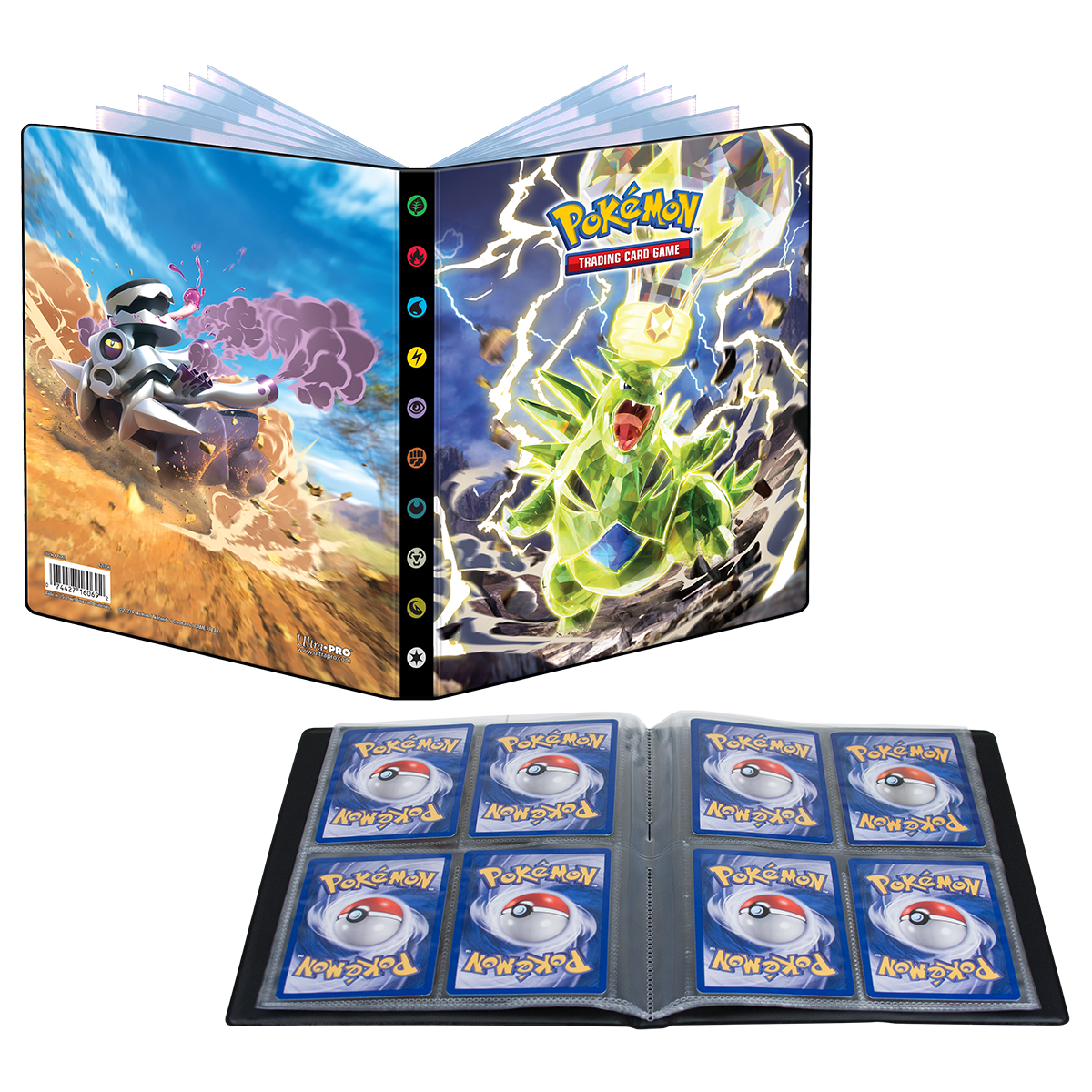 Image of 4-Pocket Binder - Ultra Pro - Tyranitar & Revavroom (Holds 80 and Oversized Cards)