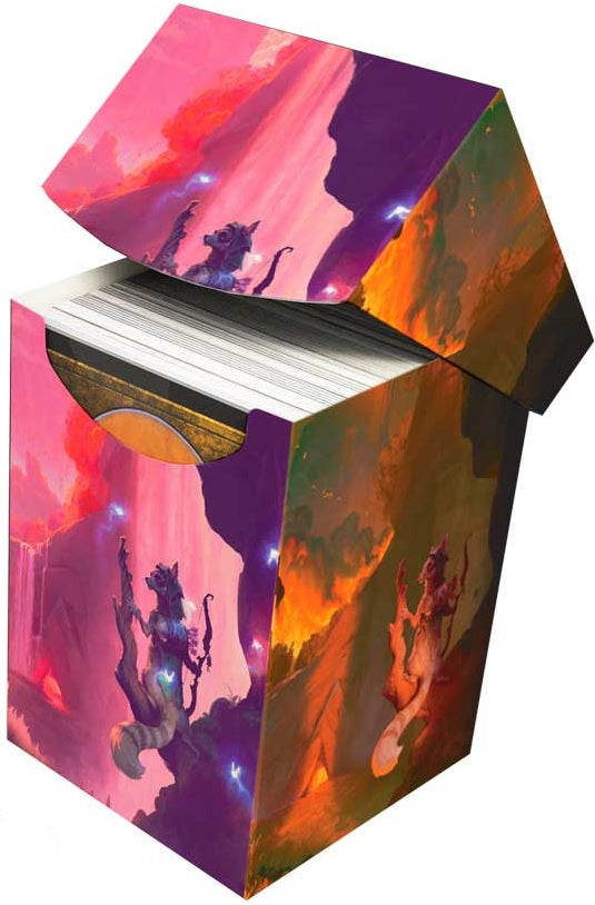 Image of BLOOMBURROW 100+ RED ULTRA PRO DECK BOX