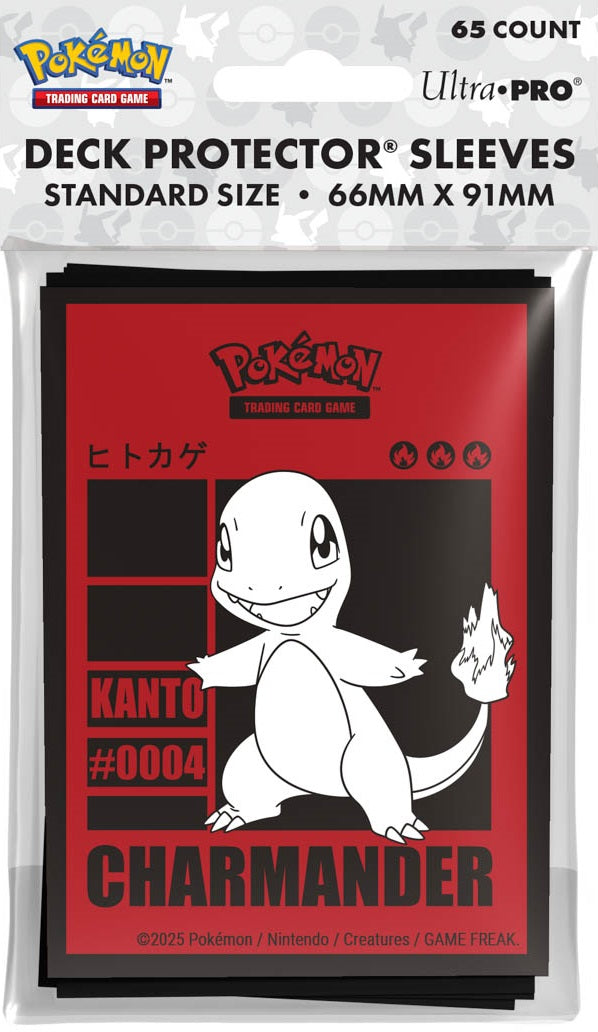 Image of 2025 Charmander Card Sleeves - Pokemon  [65 ct]