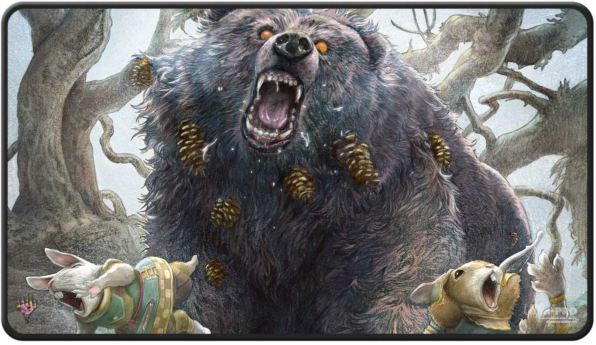 Image of BLACK STITCHED ARTIST 2 (Bloomburrow) Playmat