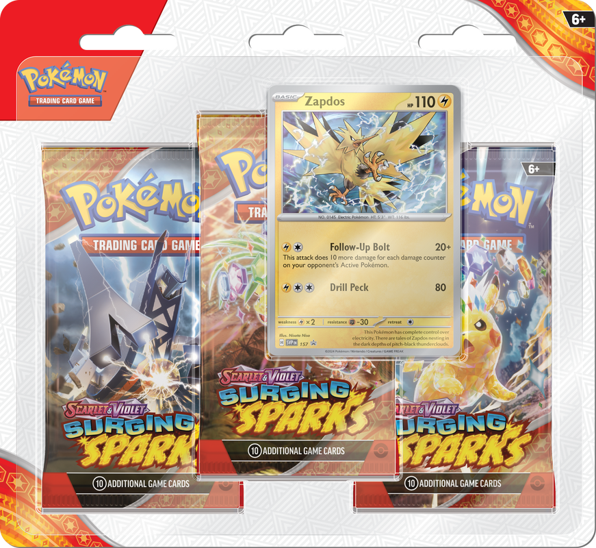 Surging Sparks 3 Pack Blister SV8