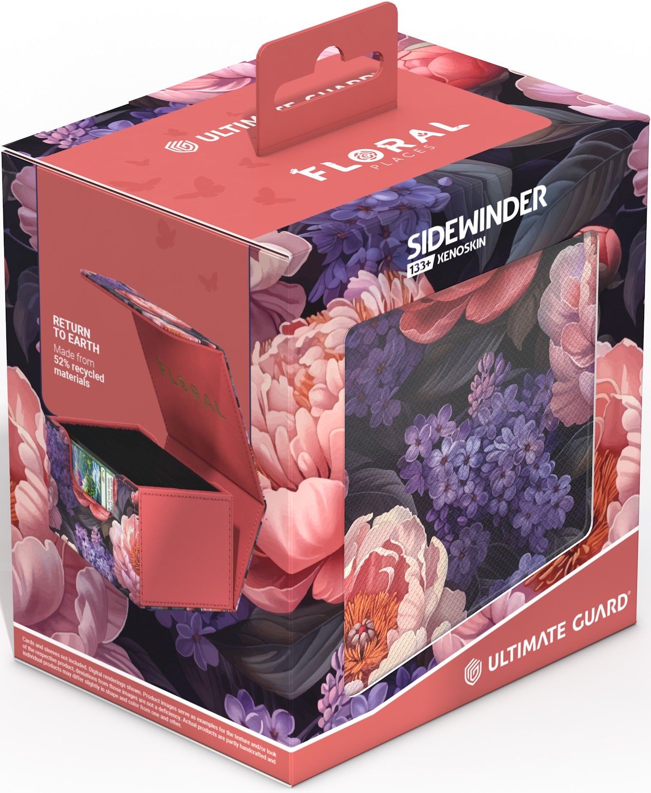 Image of Floral Vivid Field 133+ Xenoskin Sidewinder Ultimate Guard
