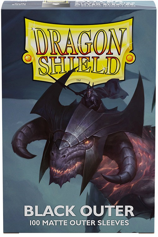 Image of Black Outer Matte Dragon Shield (STANDARD)