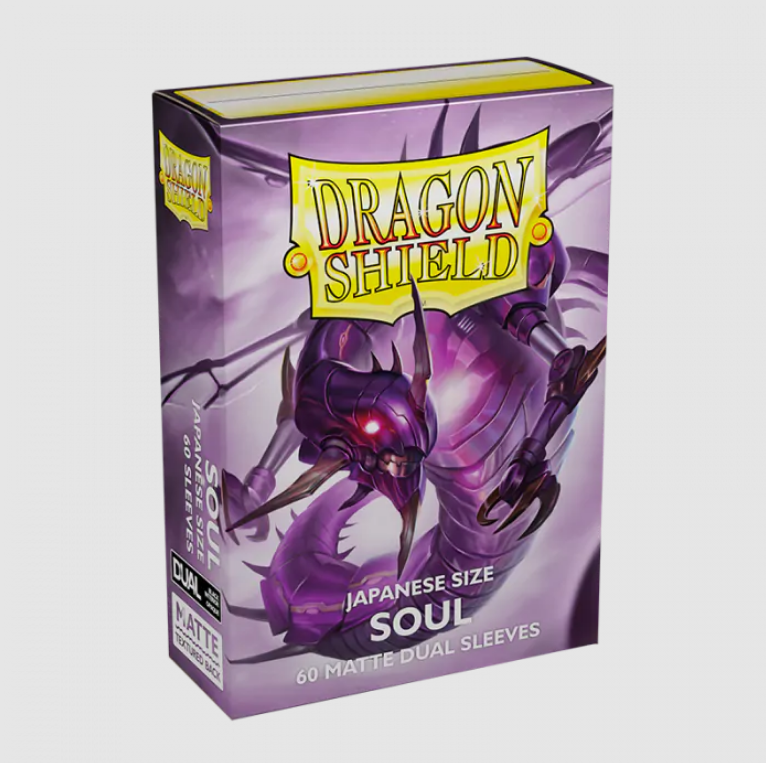 Image of Soul Matte Dual Sleeves Dragon Shield (JAPANESE)