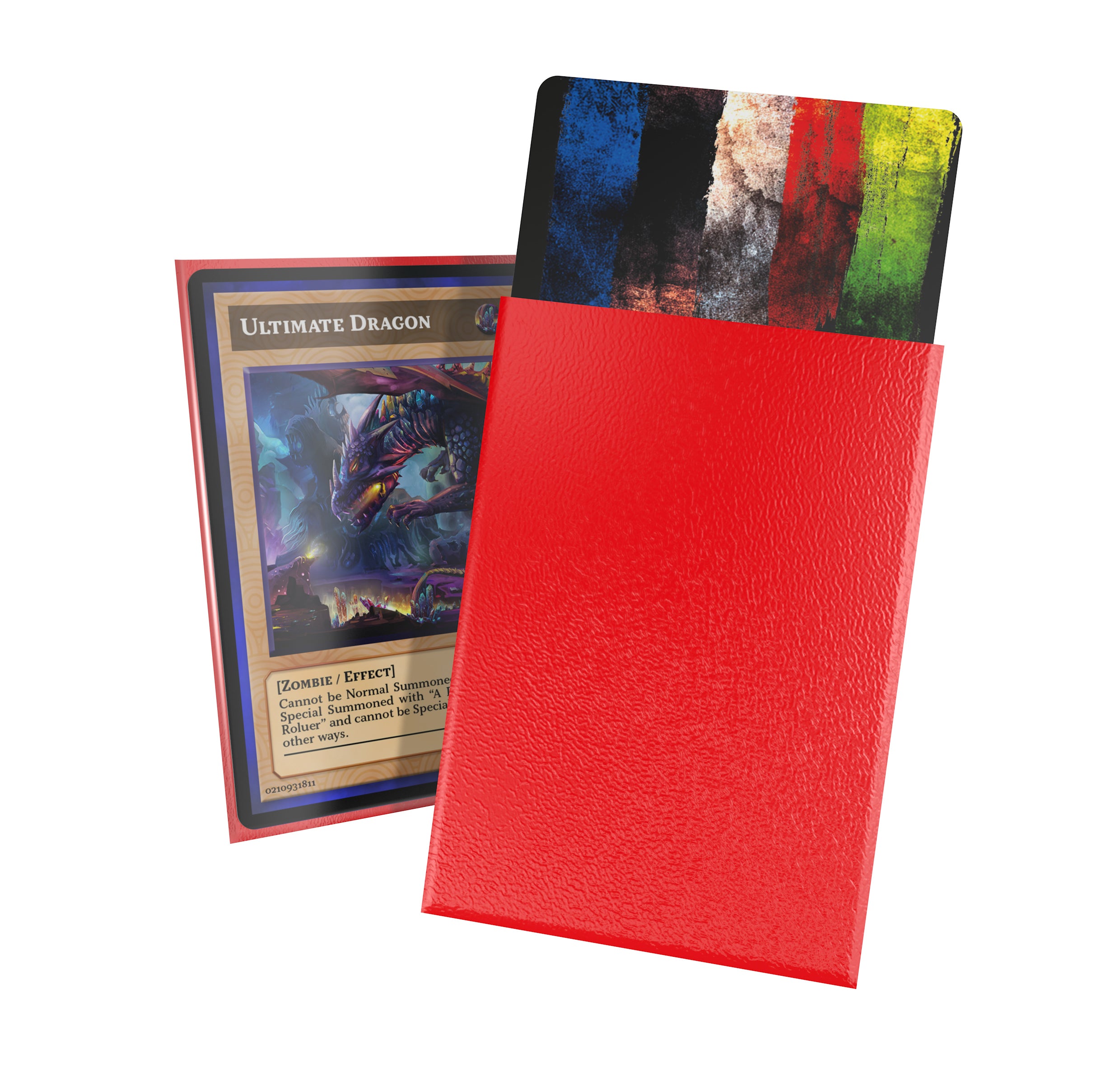 Image of Red JAPANESE Size Card Sleeves - Ultimate Guard CORTEX [60 ct]