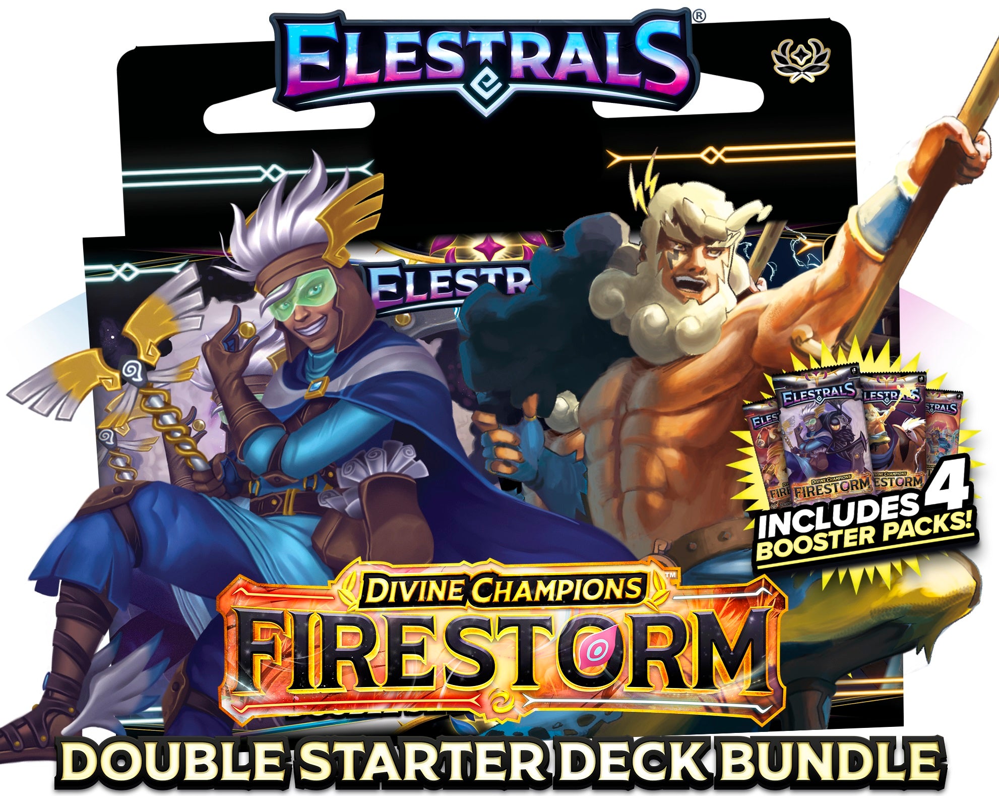 Image of ELESTRALS FIRESTORM HERMES VS. ZEUS DOUBLE STARTER DECK BUNDLE