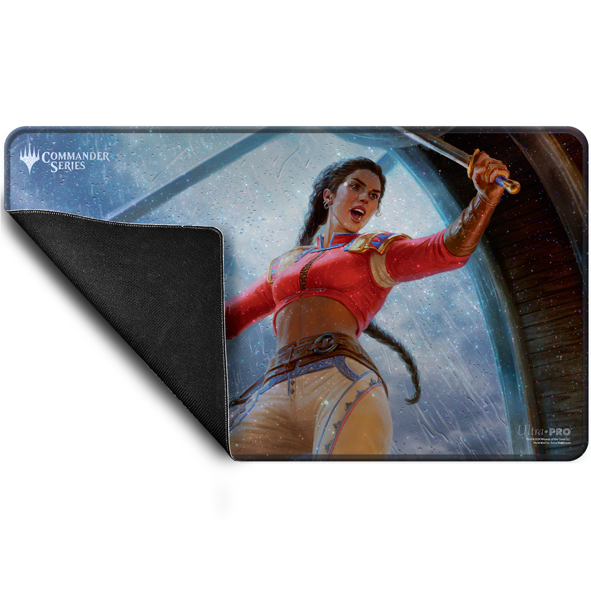 Image of Captain Sisay (Commander Series) Stitched Holofoil Playmat