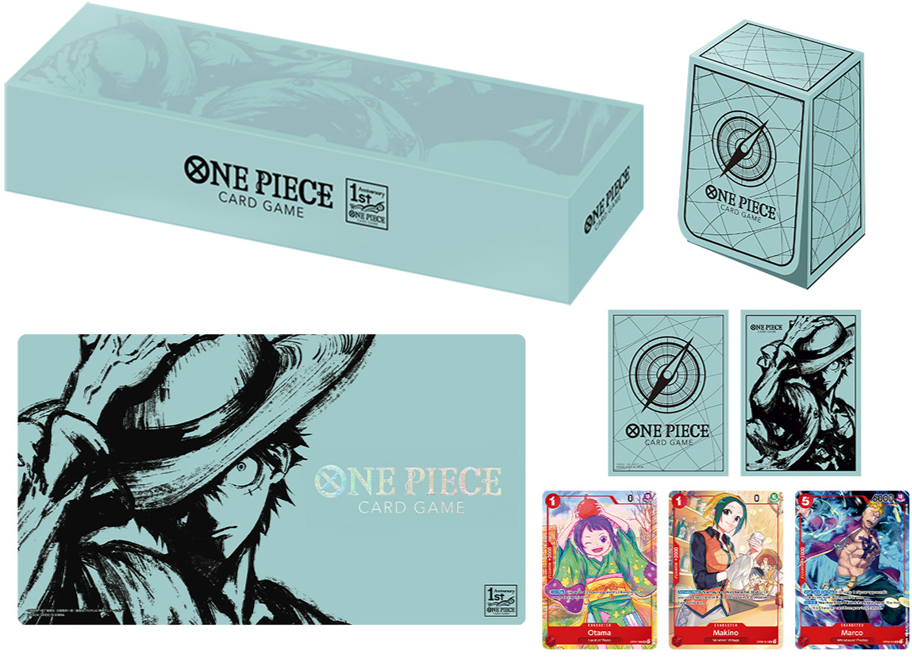 Image of One Piece Card Game JAPANESE 1st Anniversary Set