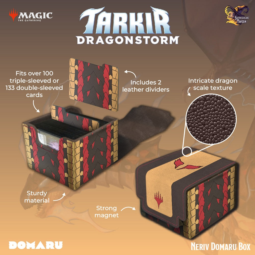 Image of GATHERERS TAVERN MTG TARKIR DRAGONSTORM DOMARU BOX - NERIV
