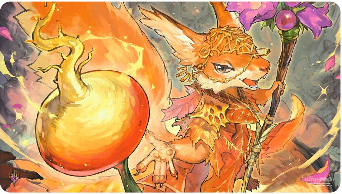 Image of Hazel of the Rootbloom (Bloomburrow) Playmat