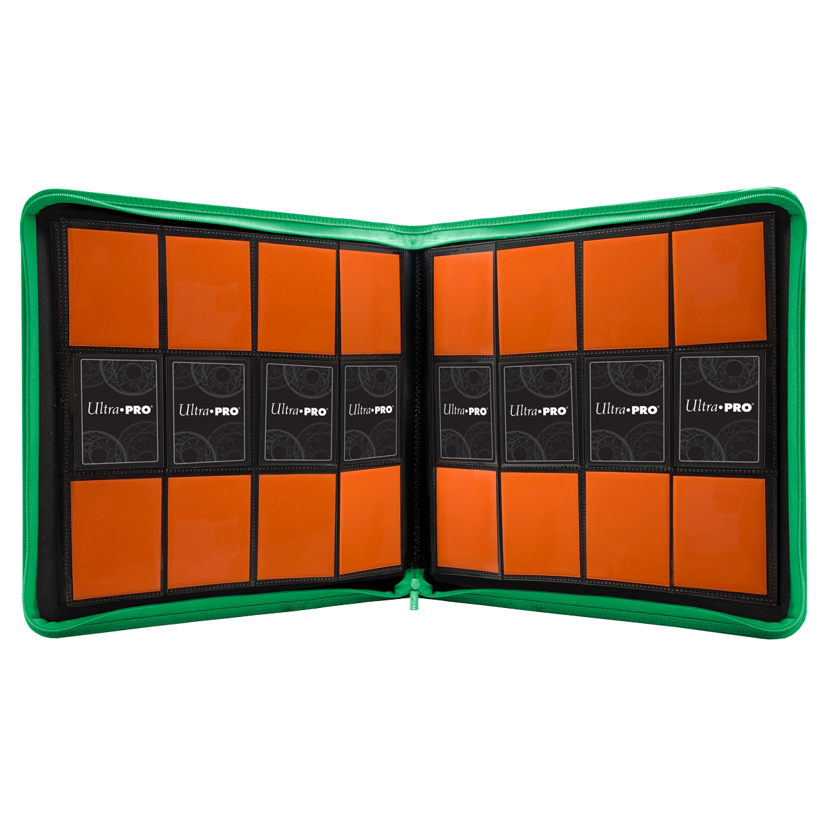 Image of Green Pro Vivid 12 Pocket Zippered Binder