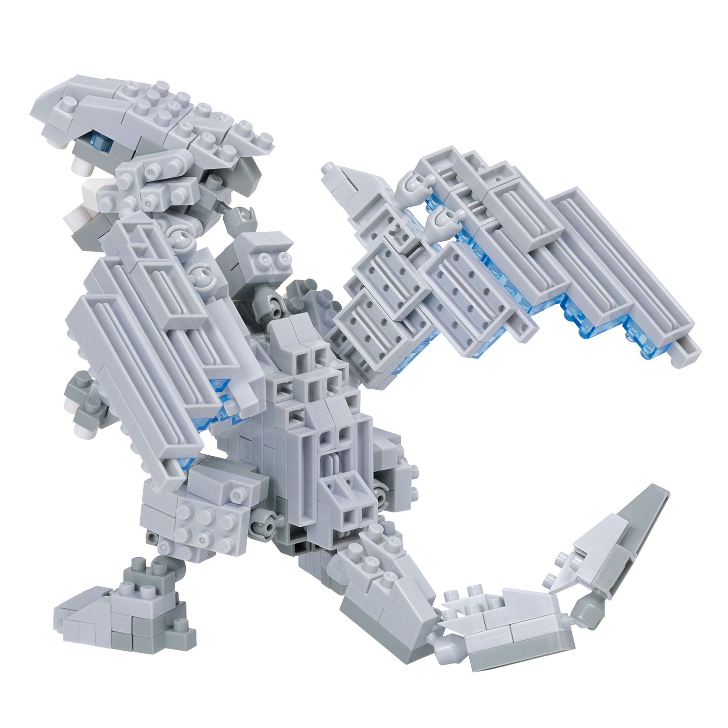 Image of Blue-eyes White Dragon Nanoblock - Yu-Gi-Oh! Figure