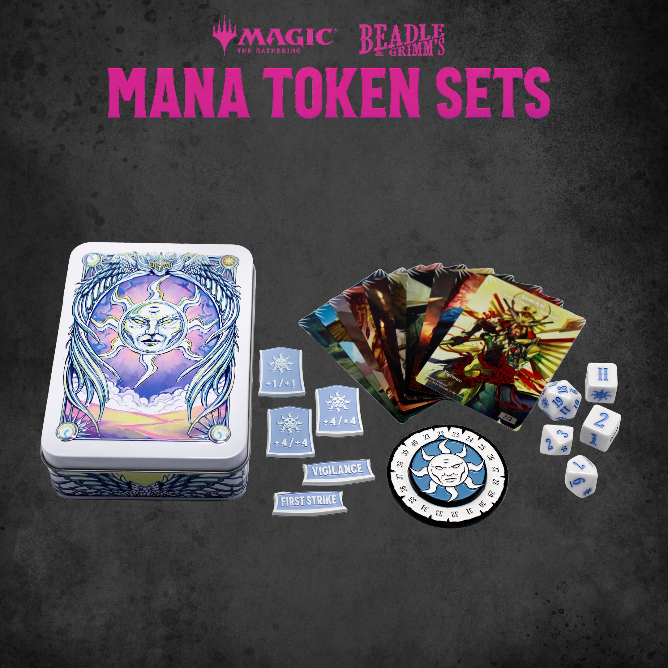 Image of BEADLE & GRIMM'S MTG MANA TOKEN SET WHITE