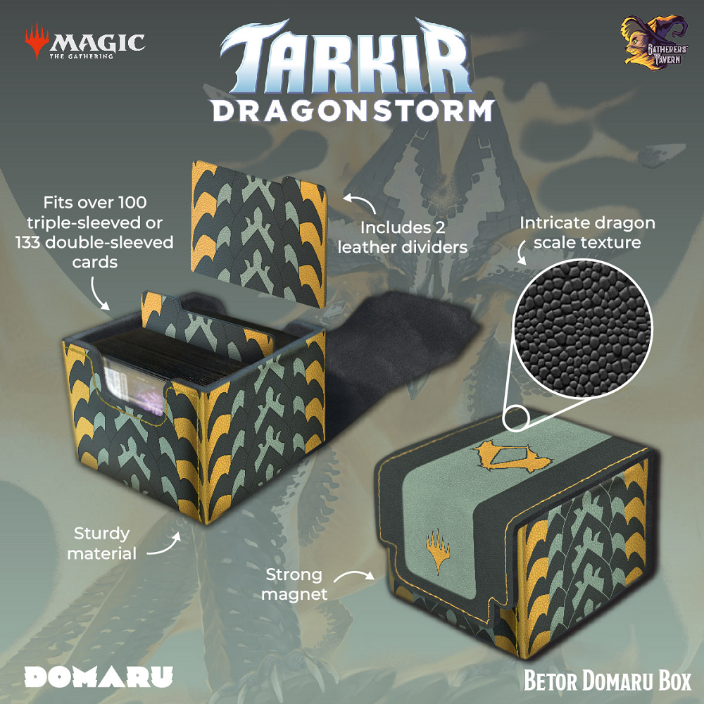 Image of GATHERERS TAVERN MTG TARKIR DRAGONSTORM DOMARU BOX - BETOR