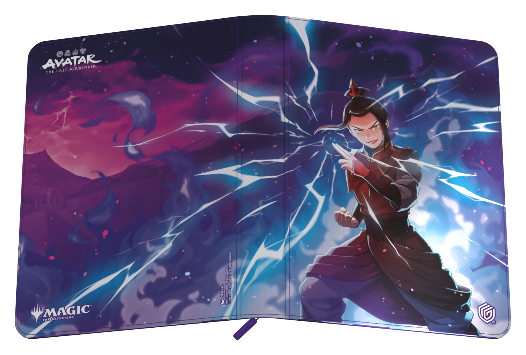 Image of The Last Airbender: Azula Black - 18 Pocket (360) Xenoskin Zipfolio