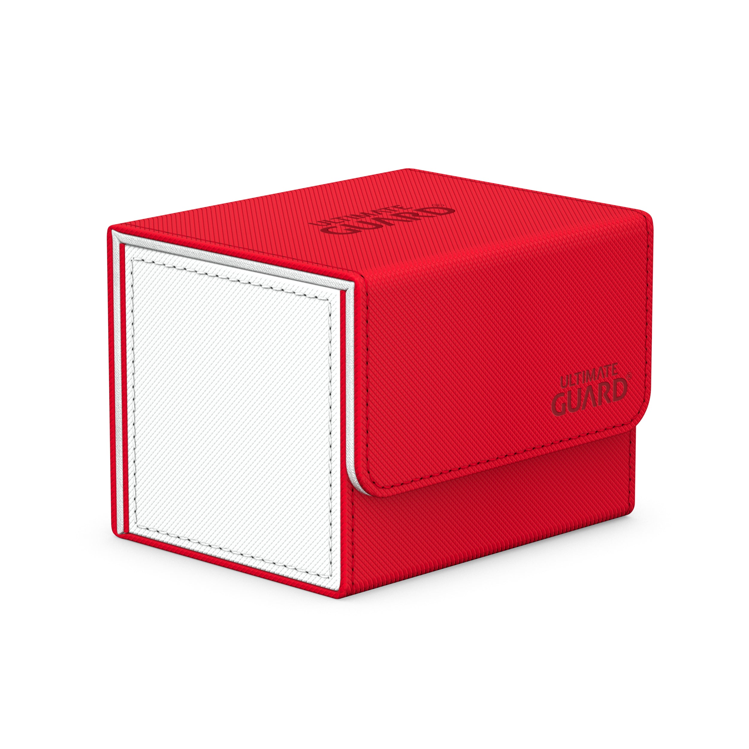 Image of Red/White (Synergy) 100+ Ultimate Guard Sidewinder Xenoskin Deckbox