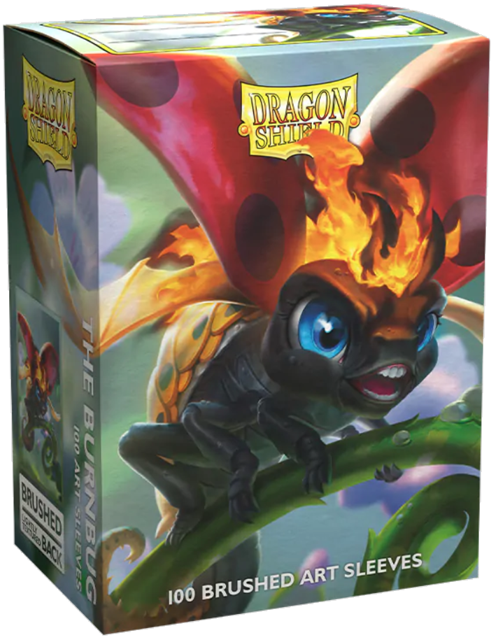 Image of The Burnbug [Spirit Animal Dragons] Brushed Art Dragon Shield (STANDARD) 100ct