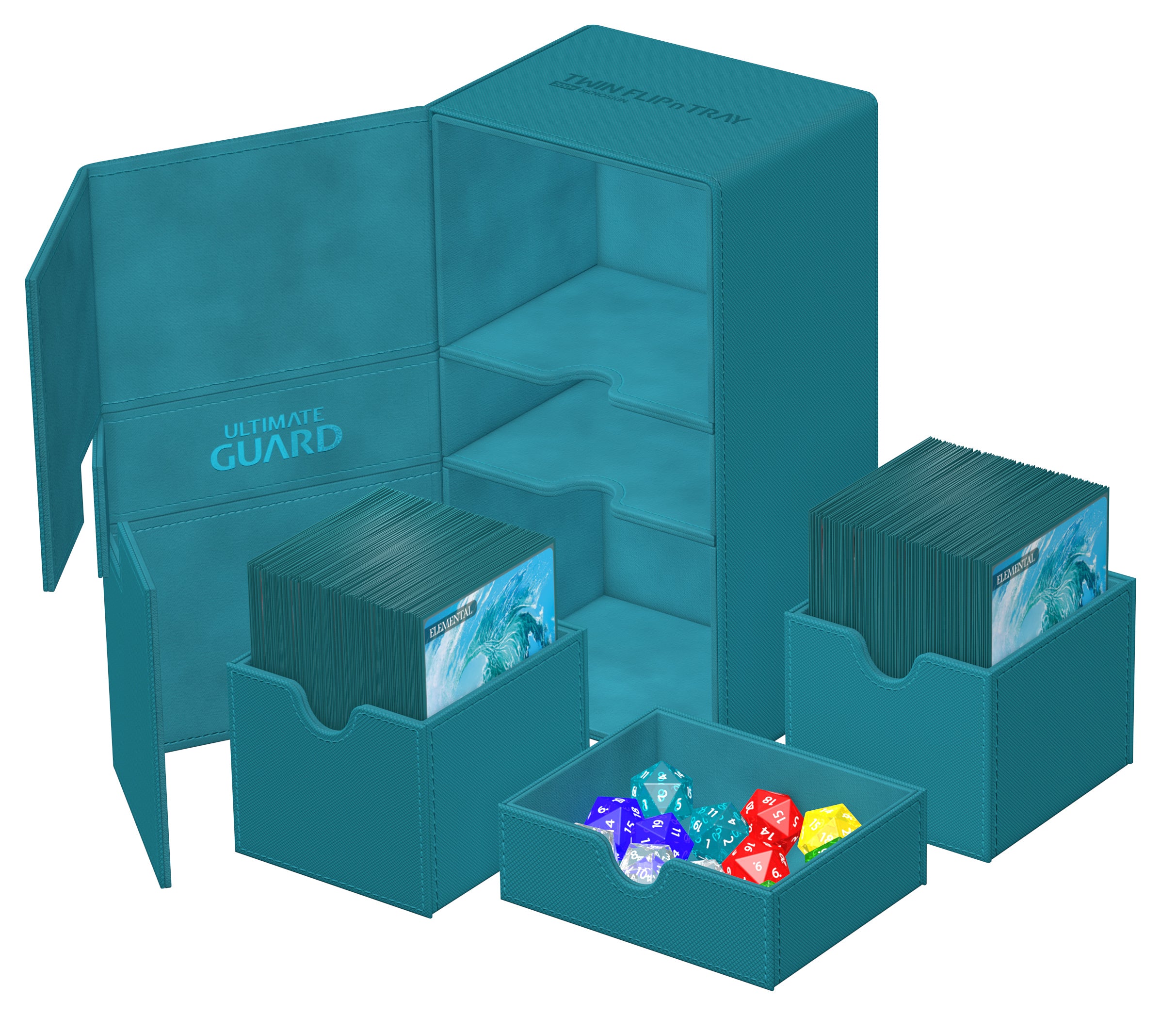 Image of Mono Petrol Ultimate Guard Xenoskin Flip'n'Tray 200+ Deckbox