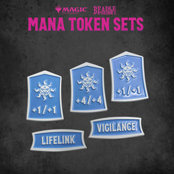 BEADLE & GRIMM'S MTG MANA TOKEN SET WHITE