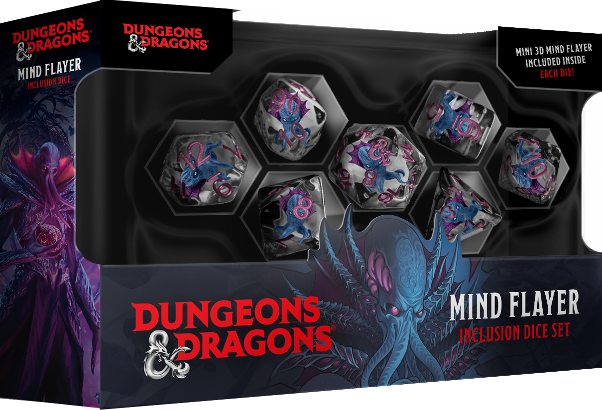 Image of MIND FLAYER RESIN DICE SET DND