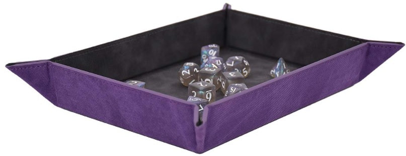 Foldable Dice Rolling Tray - Amethyst