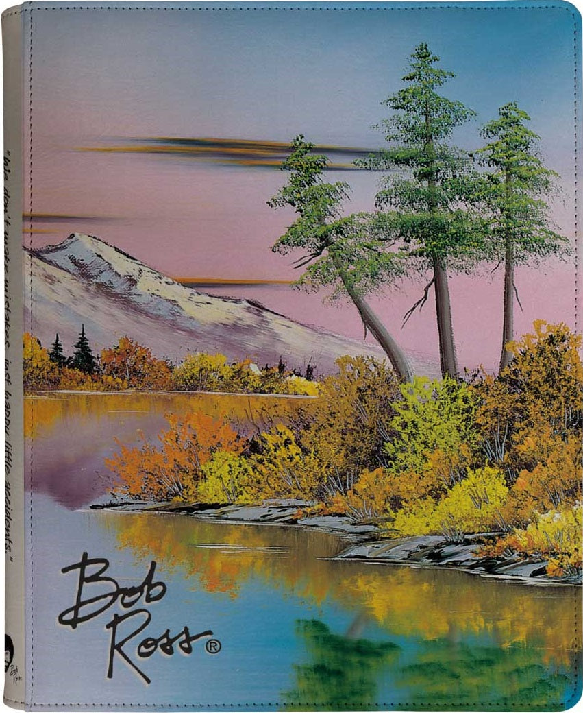 Image of UP ZIP BINDER PRO 9PKT BOB ROSS MIGHTY MOUNTAIN LAKE