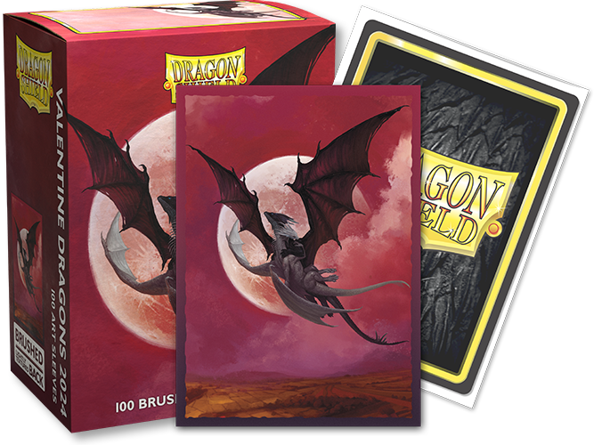 Image of Valentine Dragons 2024 Brushed Art Dragon Shield (STANDARD)