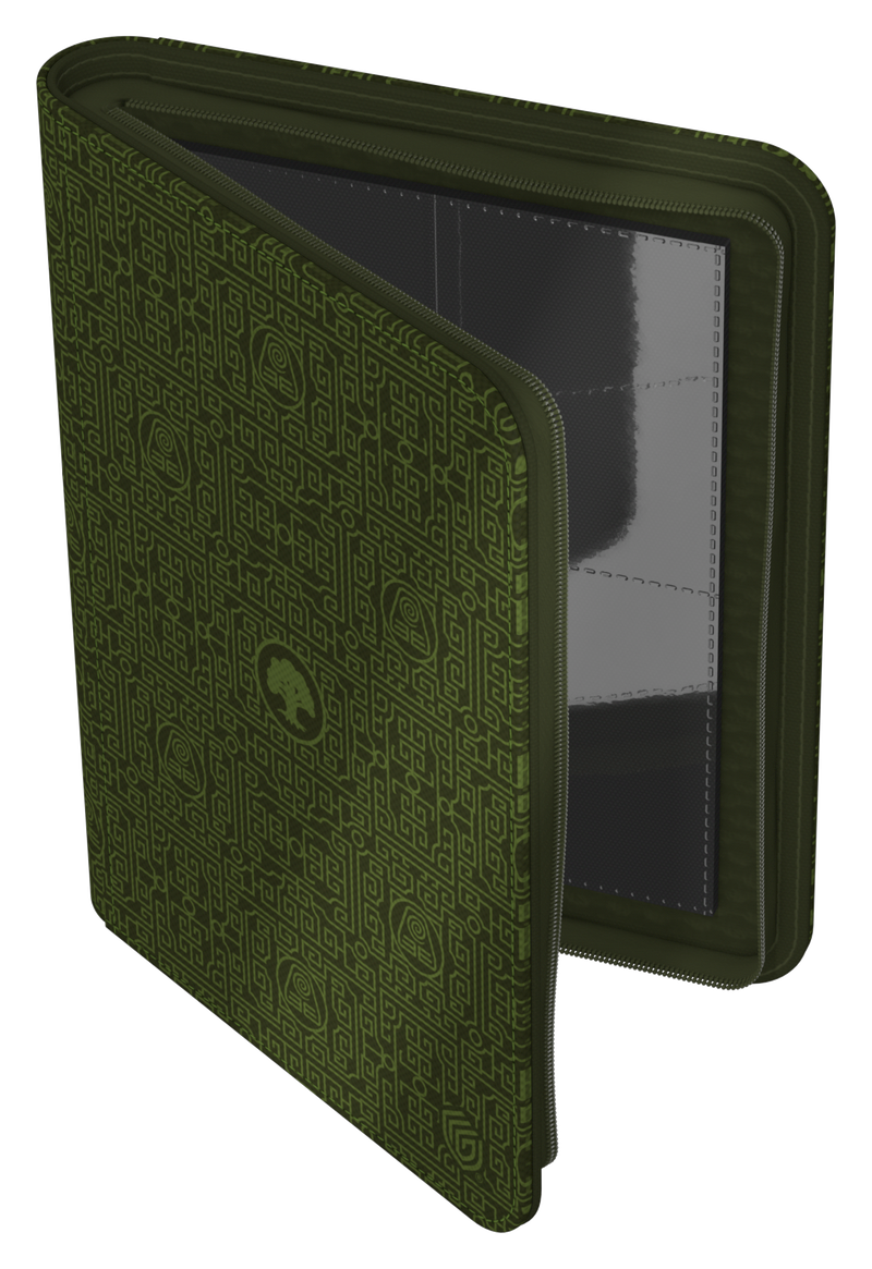 Green Xenoskin Zipfolio 4 Pocket - Avatar: The Last Airbender - Mana Symbol