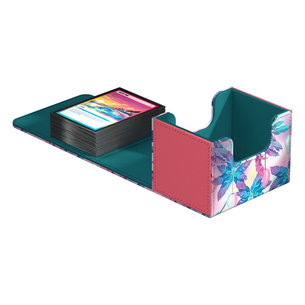 Image of Floral Miami Pink (2024 Exclusive) 100+ Ultimate Guard Sidewinder Xenoskin Deckbox
