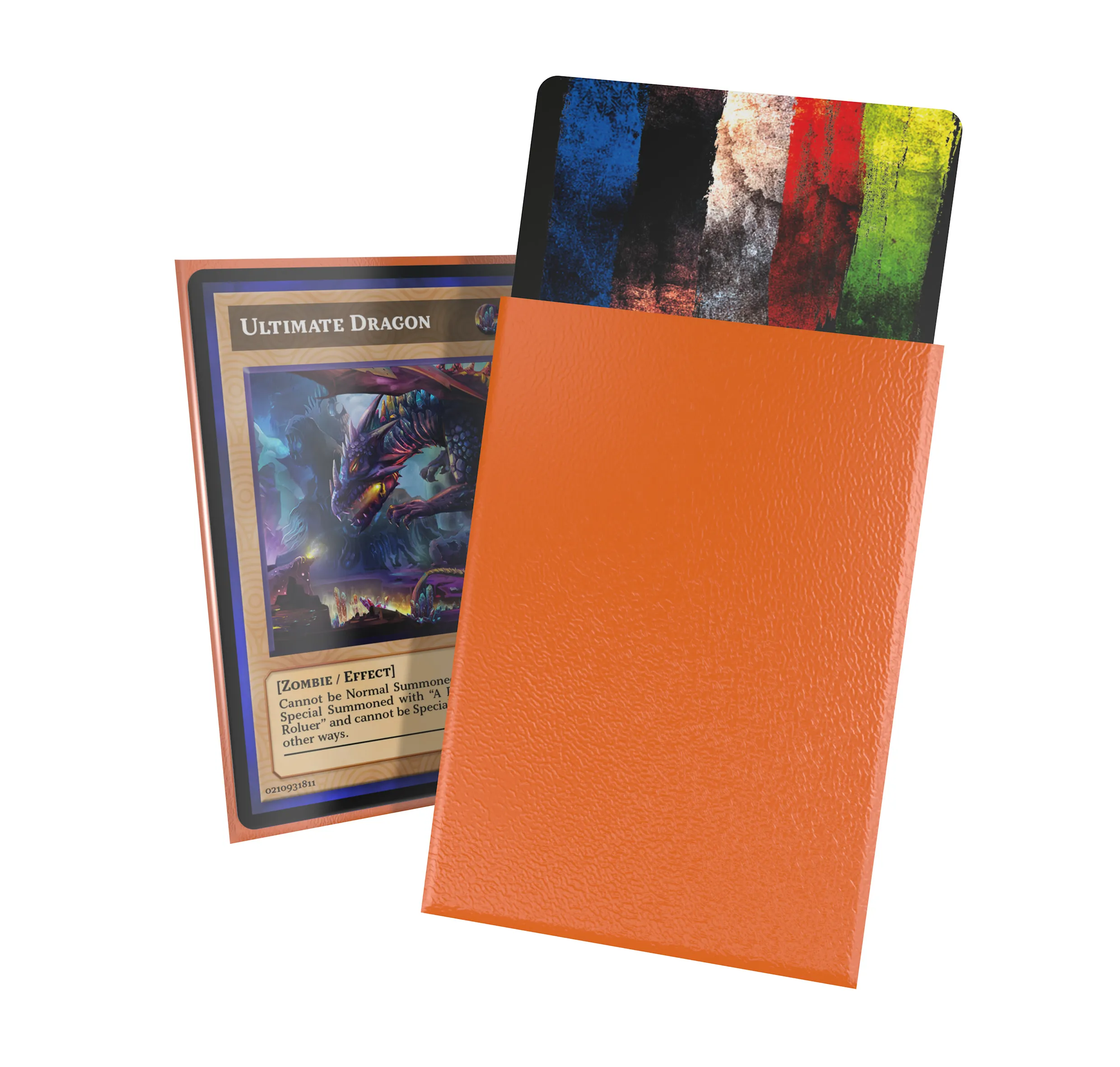 Image of Orange Matte JAPANESE Size Card Sleeves - Ultimate Guard CORTEX [60 ct]