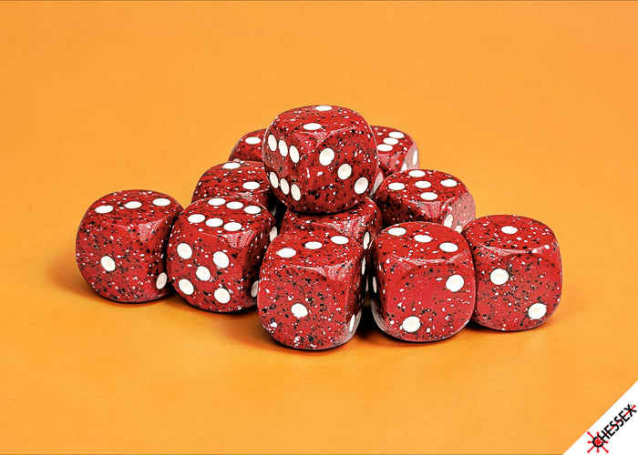 Image of SPECKLED Chessex - LAVA STONE - 12 Dice 16MM